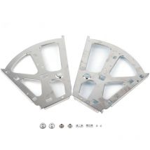 Eosnow 2 Stücke Edelstahl Schuhe Schublade Schrank Scharniere Turing Rack Ersatzbeschläge (2 Schichten)