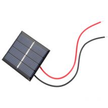 2 uds 0,36W 2V Mini paneles solares policristalinos diy cargador de batería módulo Clip Kit - Eosnow