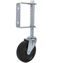 Eosnow 4-zoll-gummi-gate-rad, Federbelastete Lenkrolle, Strapazierfähig, 110 Lbs Tragfähigkeit