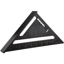 ZY - Eosnow 7 Zoll metrische Aluminiumlegierung schwarzer Oxidationsdachdreieck -Dreieck -Winkel (Metrik)