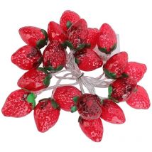 9.8ft 20LEDs Fruits Guirlande Lumineuse Piles Fraise Lampe Guirlande Lumineuse pour Les Fêtes De Nol - Eosnow