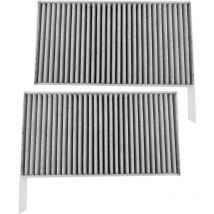 Prenfle - Eosnow Accesorio limpiador de filtro de aire de cabina de carbón activado, 2 uds., apto para Tesla modelo 3 y 2019-2021