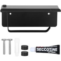 An der Wand montierter, platzsparender Aluminium-Papierhandtuchhalter, Taschentuch-Aufbewahrungsregal für Badezimmer - Eosnow