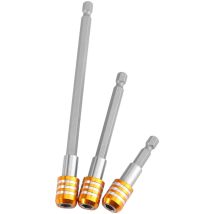 Prenfle - Eosnow Barra de extensión del soporte del destornillador eléctrico hexadecimal de 1/4 '(amarillo)