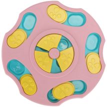 Jeffergarden Bols pour chiens à alimentation lente empêchent les morsures d'étouffement bol éducatif pentagonal pour animaux de compagnie bol à