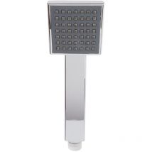 Jeffergarden - Eosnow Cabezal de ducha de mano cuadrado, cabezal de ducha individual de alta gama, rociador superior plateado