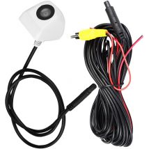 Eosnow Caméra de recul CCD pour voiture, caméra de recul pour stationnement, étanche, blanche