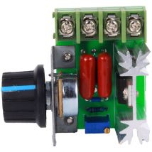 Contrôleur de vitesse de moteur à courant alternatif 2000W 50-220V 25A, régulateur de vitesse de moteur réglable, régulateur de tension - Eosnow