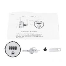Digitaler Code-Kombinations-Nockenschrank aus Zinklegierung, praktisches, passwortgeschütztes Schloss mit Schlüsseln, 20 mm - Eosnow