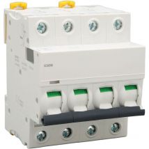 Disyuntor en miniatura PA66 carcasa retardante de llama 4P disyuntor automático para edificio comercial ac 400V 25A - Eosnow