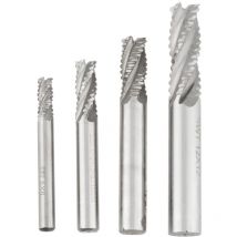 Fraise en bout d'ébauche hss à 4 cannelures, fraise cnc M6 /M8 /M10 /M12, 4 pièces - Eosnow