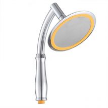 Eosnow - Hochdruck-Duschkopf, 15,2 cm, Regen-Handbrause, G1/2, 360° drehbar, verstellbar, Ersatz für Badezimmerbrause