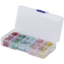Jeu de fusibles rectangulaires, 20 pièces, fusible de tableau de bord 20A 30A 40A 50A 60A pour voiture japonaise et américaine - Eosnow