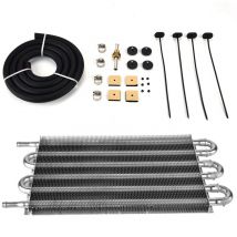 Kit de refroidissement d'huile de Transmission à distance pour voiture, 6 rangées, convertisseur de radiateur manuel automatique - Eosnow