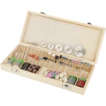 Kit di accessori per utensili rotanti da 242 pezzi per taglio fai da te, intaglio, levigatura, lucidatura, perforazione - Eosnow