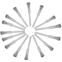 Mini brosse métallique en acier, roue de polissage pour meuleuse, outil rotatif (35mm), 15 pièces - Eosnow