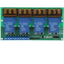 Eosnow - Módulo de relé de cuatro vías de alta potencia, Panel de Control, aislamiento optoacoplador 30A YYG-4 DC5V