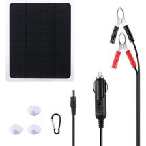 Eosnow - Panneau solaire 12 v, chargeur solaire pour voiture et bateau, chargeur solaire pour voiture, étanche et respectueux de l'environnement