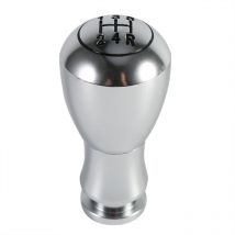 Eosnow Pomello leva cambio manuale/automatico universale per auto a 5 velocità, colore argento