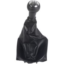 Pommeau de levier de vitesse à 5 vitesses, couvercle anti-poussière, guêtre en cuir pour Peugeot 207/307/406 - Eosnow