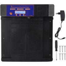 Eosnow - Porte automatique de poulailler, Double ouverture, affichage led, synchronisation, porte de poulailler pour ferme d'oies et de canards, 100