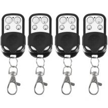 Eosnow - Porte-clés de télécommande sans fil, clonage universel, pour porte de Garage de voiture, 433.92mhz, 4 pièces