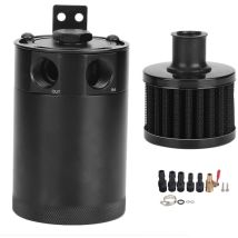 Réservoir de récupération d'huile universel à 2 ports, réservoir avec Valve de vidange, reniflard, capacité de 5oz - Eosnow