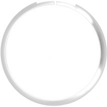 Eosnow - Sostituzione anello portachiavi con telecomando in lega di alluminio per mini R55 R56 R57 R58 R59 R60 Argento