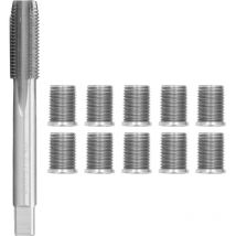 Strumento di riparazione del filo della candela Bullone M10x1.25 Rubinetto M12x1.25 Kit hardware accessori auto - Eosnow