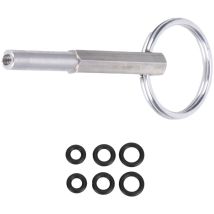 Jeffergarden – Chiave a testa ovale in acciaio inossidabile – Strumento di riparazione per macchine da caffè – 24g, 25mm, 36mm