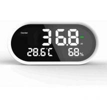 Eosnow - Testeur complet de température ambiante 3 en 1, humidité et bruit, affichage numérique, Test de décibels, niveau sonore