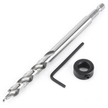 Utensile per la lavorazione del legno in acciaio rapido al carbonio Punta da trapano per labbro e sperone da 3/8' pollici, punta a punta, buona