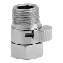 Eosnow Valve d'économie d'eau d'arrêt de contrle d'écoulement G1/2, pour pomme de douche, pulvérisateur de Bidet à main, nouveau