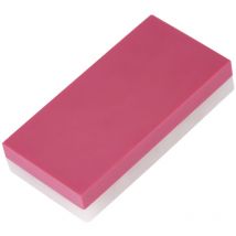 YB - Eosnow Whetstone, dos lados 1.97 x 0.98 0.39 pulgadas Piedra de afilado de ágata blanca, tijeras para cuchillos de chef