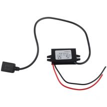 Jeffergarden - Eosnow,1pc dc-dc Buck Adapter 12V/24V zu usb 5V 3A Konverter Regler Kabel Drähte