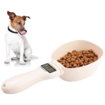 Eosnow - Cuillère à mesurer pour Chien, Cuillère Pesée avec écran lcd pour Nourriture Croquette de Chien Chat Lapin Oiseaux