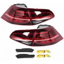 Eosnow - vland Rlook Full led Feux arrière dynamiques Lentille rouge foncé Fit pour MK7/7.5 r 20132020