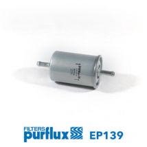 Kraftstofffilter PURFLUX – Außendurchmesser 55 mm – Höhe 139 mm – Anschlussdurchmesser 8 mm