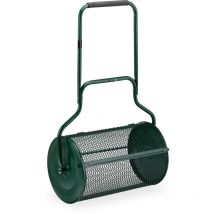 Relaxdays - pandage de compost pour jardin, panier 80 l, épandeur avec poignée, h x l x p : 118 x 72 x 41 cm, vert