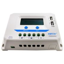 Epever - Vs2024au, Regolatore Di Carica Pwm, 20 A, Automatico Riconoscimento 12 V/24 V