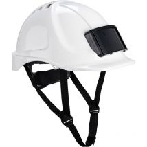 Casque Endurance avec porte-badge Blanc
