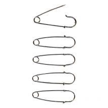 5 Épingles de bouclement sans oeillet pour ovin 8 cm