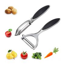 Eplucheur pomme de terre - éplucheur en acier inoxydable pour carottes, aubergines, poires, mangues et concombres, avec poignée ergonomique