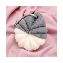 Ponge de bain, boule de douche moelleuse à grosses mailles, gel douche, boule de bain, écharpe