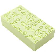 Feiyue - ponge de bain haute densité, impression enfants, non récurante