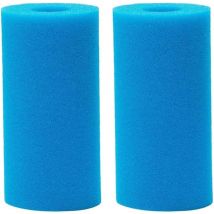 Éponge de filtre de piscine en mousse de filtre de piscine, éponge de filtre de piscine réutilisable 2 pièces filtre de piscine 14550250mm