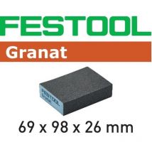Ponge de ponçage Festool 69x98x26 Grain 120 - Boite de 6 - 201082
