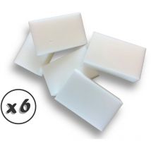 Ponge magique en mélamine Lot de 30 éponges Gomme magique pour éliminer taches et saletés tenaces sans produits chimiques Couleur blanche Efface