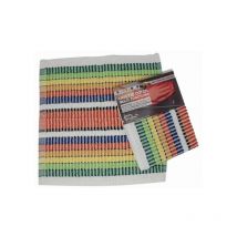 Epongettes Bayadere Sur Carte X2 - tissages de beaulieu