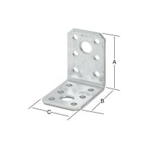 Vormann - Equerre 50X50X35 galvanisé.. ce (Par 10)